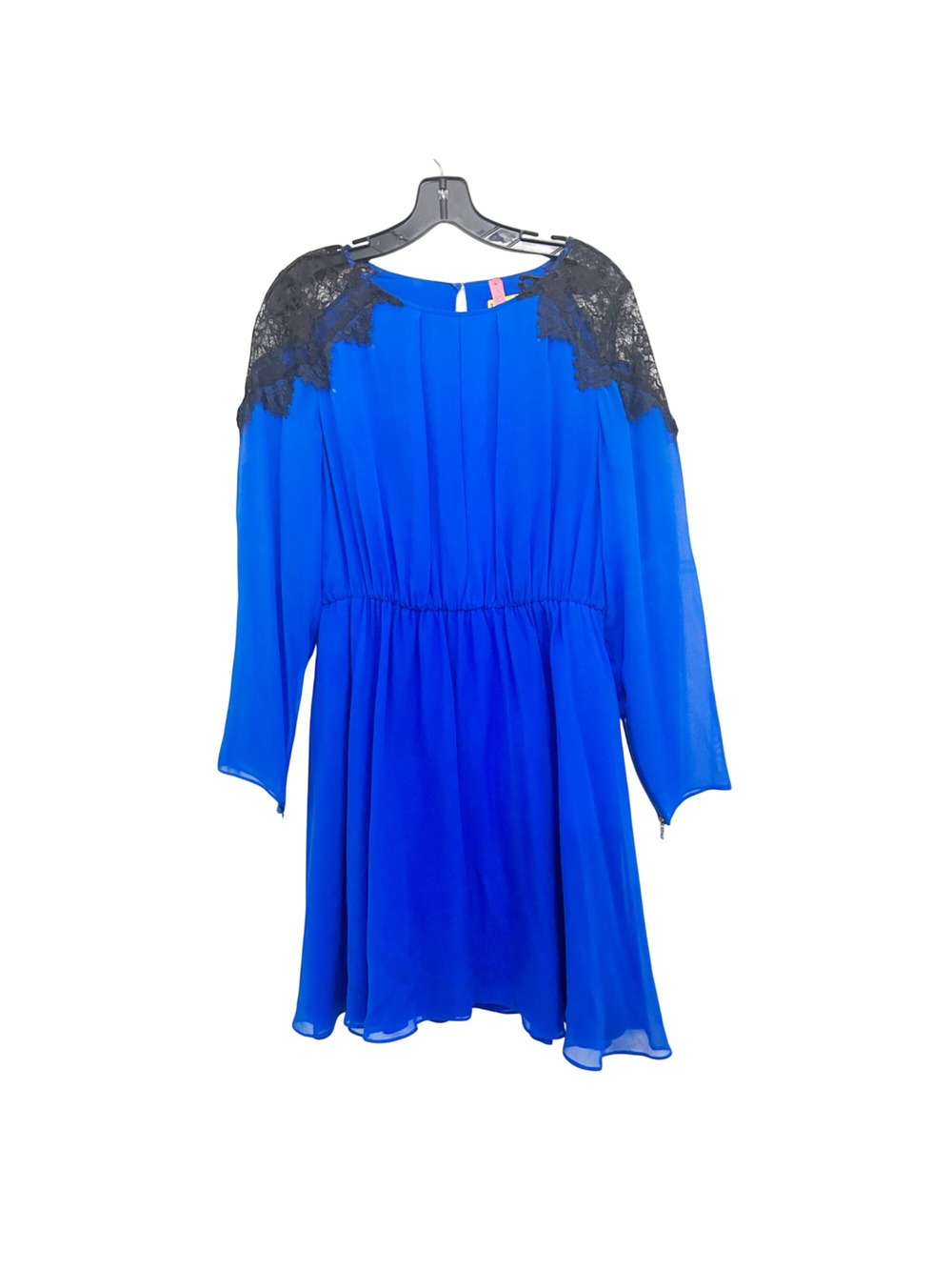 Alice + Olivia Colbalt Blue Silk Dress Small euc